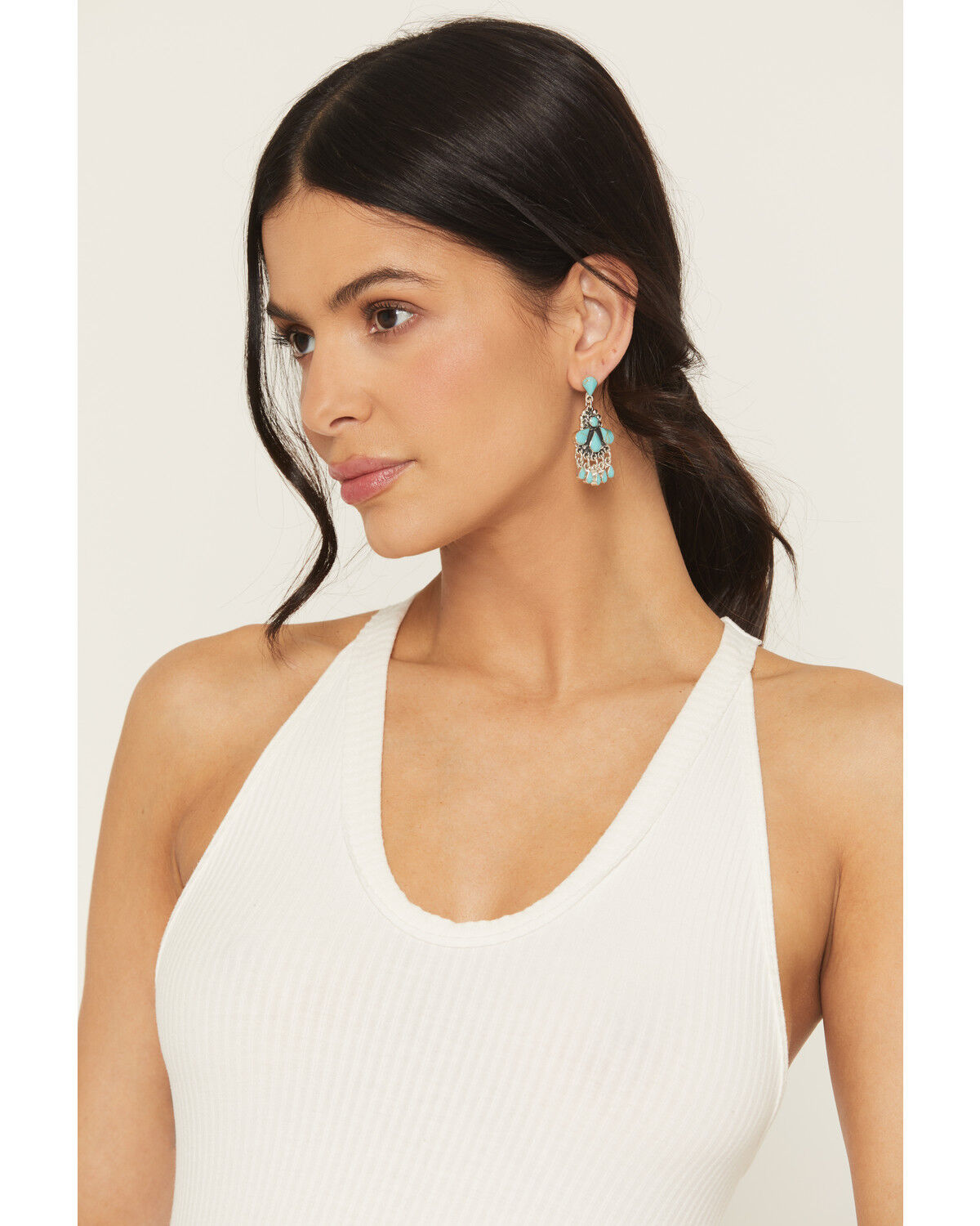 Image #1 - Paige Wallace Women's Tears Dangle Earrings, Silver, hi-res