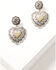 Image #1 - Shyanne Women's Statement Heart Earrings, Silver, hi-res