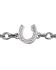 Montana Silversmiths Women's Horseshoe Chain Link Bracelet, Silver, hi-res