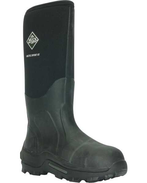 Muck Boots Men's Arctic Sport Boots - Steel Toe, Black, hi-res