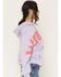 Image #2 - Wrangler Retro Women's Logo Hoodie, Purple, hi-res