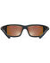 Image #4 - Hobie Men's Snook Satin Black & Copper Polarized Sunglasses , Black, hi-res