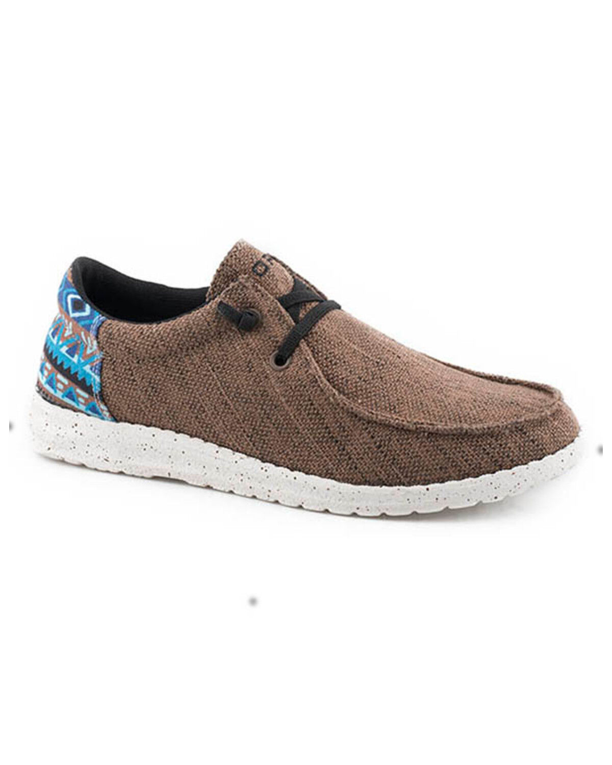 Image #1 - Roper Women's Hang Loose Southwestern Print Casual Shoes - Moc Toe, Brown, hi-res