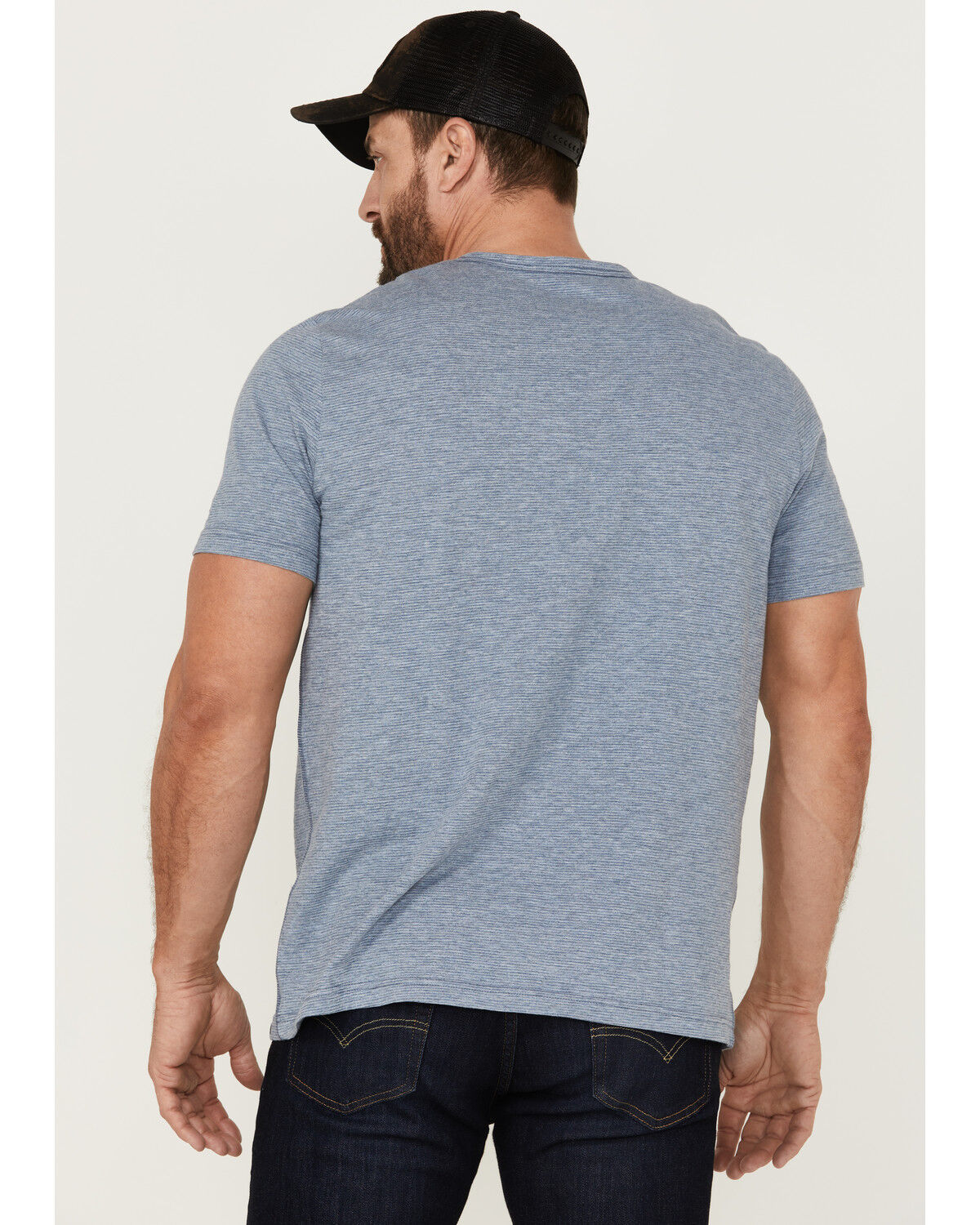 Image #4 - Flag & Anthem Men's Biscoe Stripe Pocket T-Shirt, Blue, hi-res
