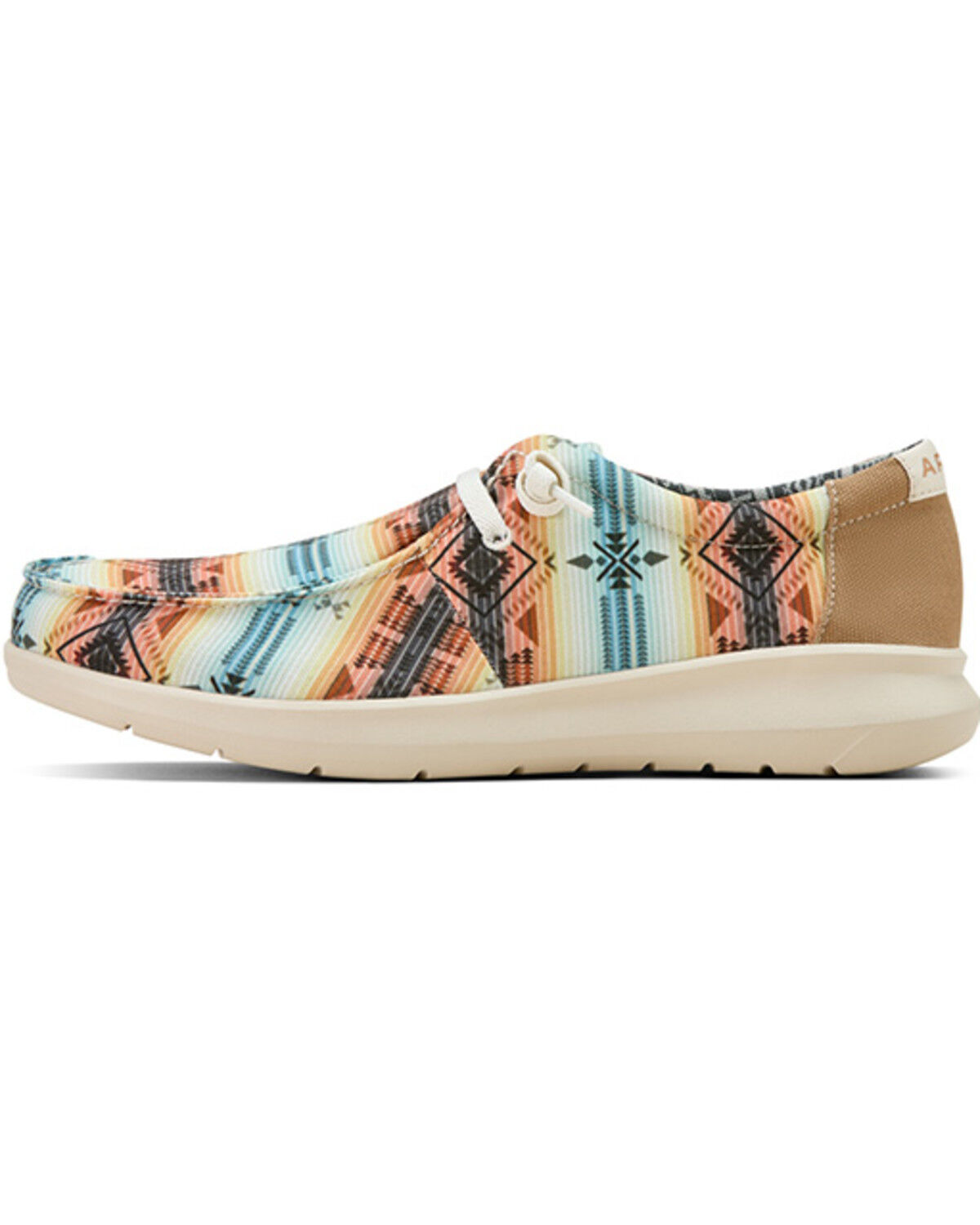 Image #2 - Ariat Men's Hilo Southwestern Print Casual Shoes - Moc Toe, Brown, hi-res