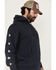 Image #3 - Moonshine Spirit Men's Eagle Star Graphic Hooded Sweatshirt, Navy, hi-res