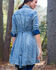 Image #3 - Ryan Michael Women's Serape Jacquard Tunic, Indigo, hi-res