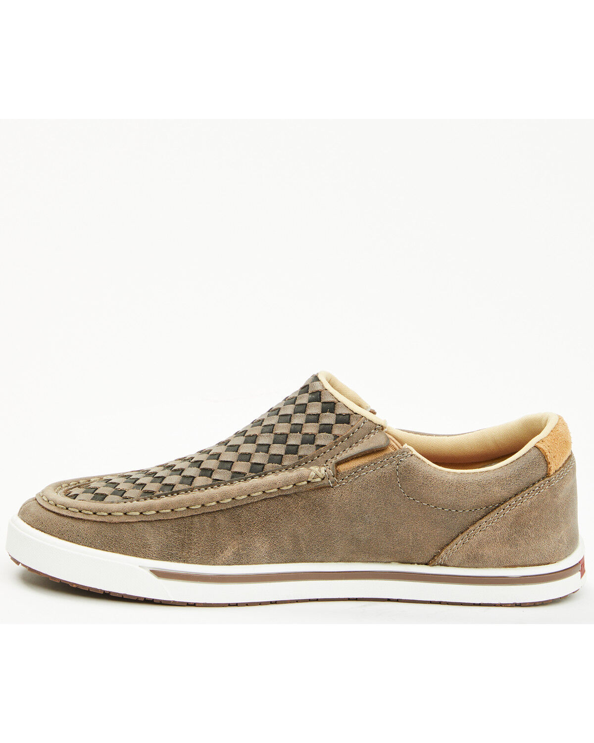 Image #3 - Twisted X Women's Slip-On Kicks Casual Shoes - Moc Toe, Taupe, hi-res