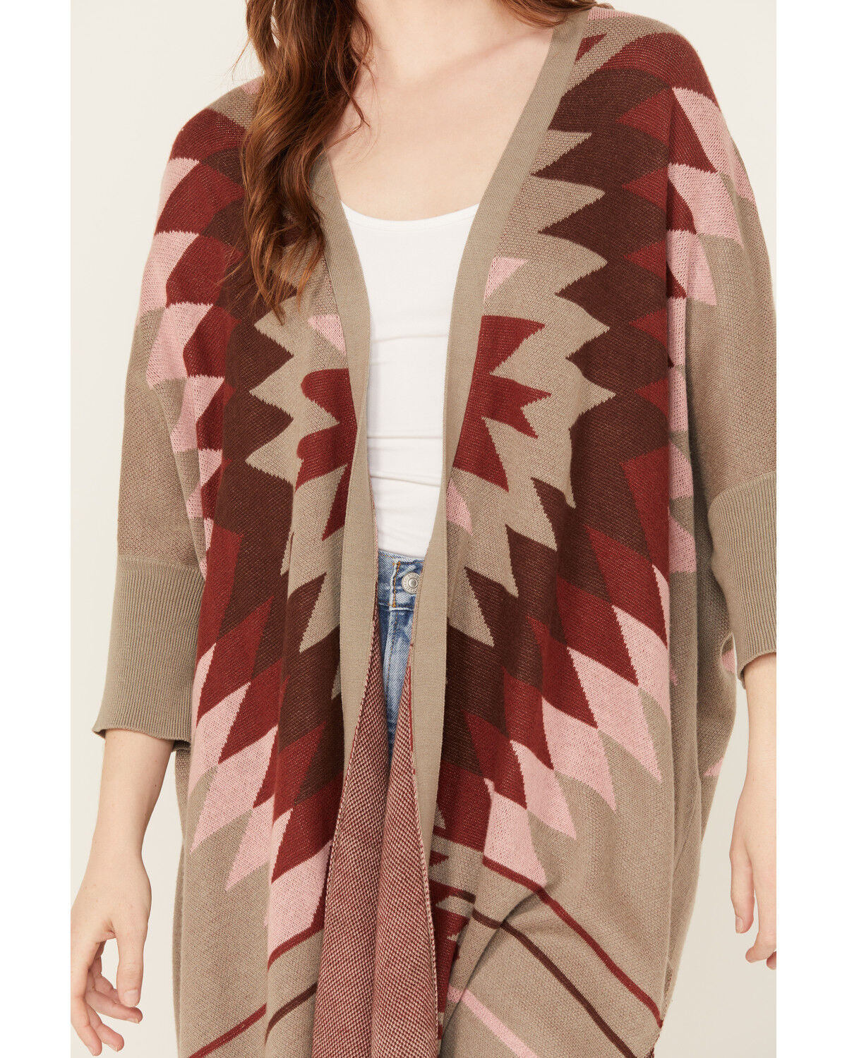 Image #3 - Ariat Women's Serape Style Cardigan, Multi, hi-res