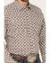 Image #3 - Gibson Men's Railroad Medallion Print Long Sleeve Pearl Snap Western Shirt, Ivory, hi-res