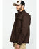 Image #3 - Wrangler Men's Chore Quilt Lined Jacket , Dark Brown, hi-res