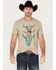 Image #1 - Cody James Men's Stacked Skull Short Sleeve Graphic T-Shirt, Camel, hi-res