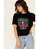 Rock & Roll Denim Women's Rambler Guns & Roses Graphic Tee , Black, hi-res
