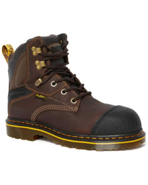 Dr. Martens Duxford Waterproof Work Boots - Steel Toe, Brown, hi-res
