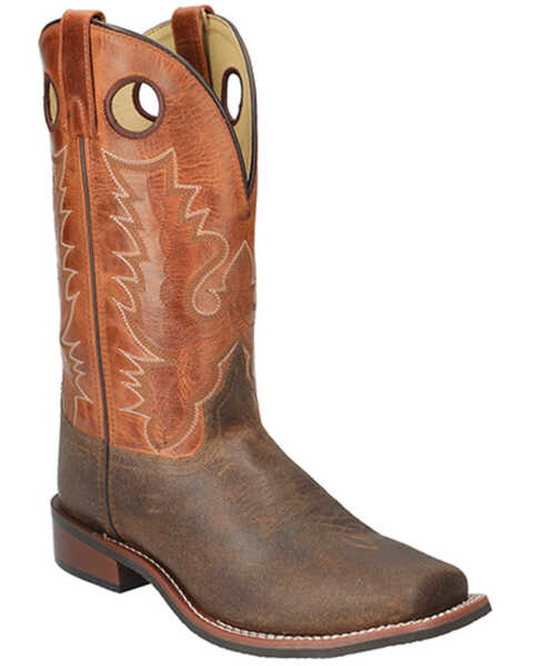 Image #1 - Smoky Mountain Men's Timber Performance Western Boots - Broad Square Toe , Brown, hi-res