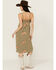 Image #4 - Wild Moss Women's Embroidered Midi Dress, Sage, hi-res