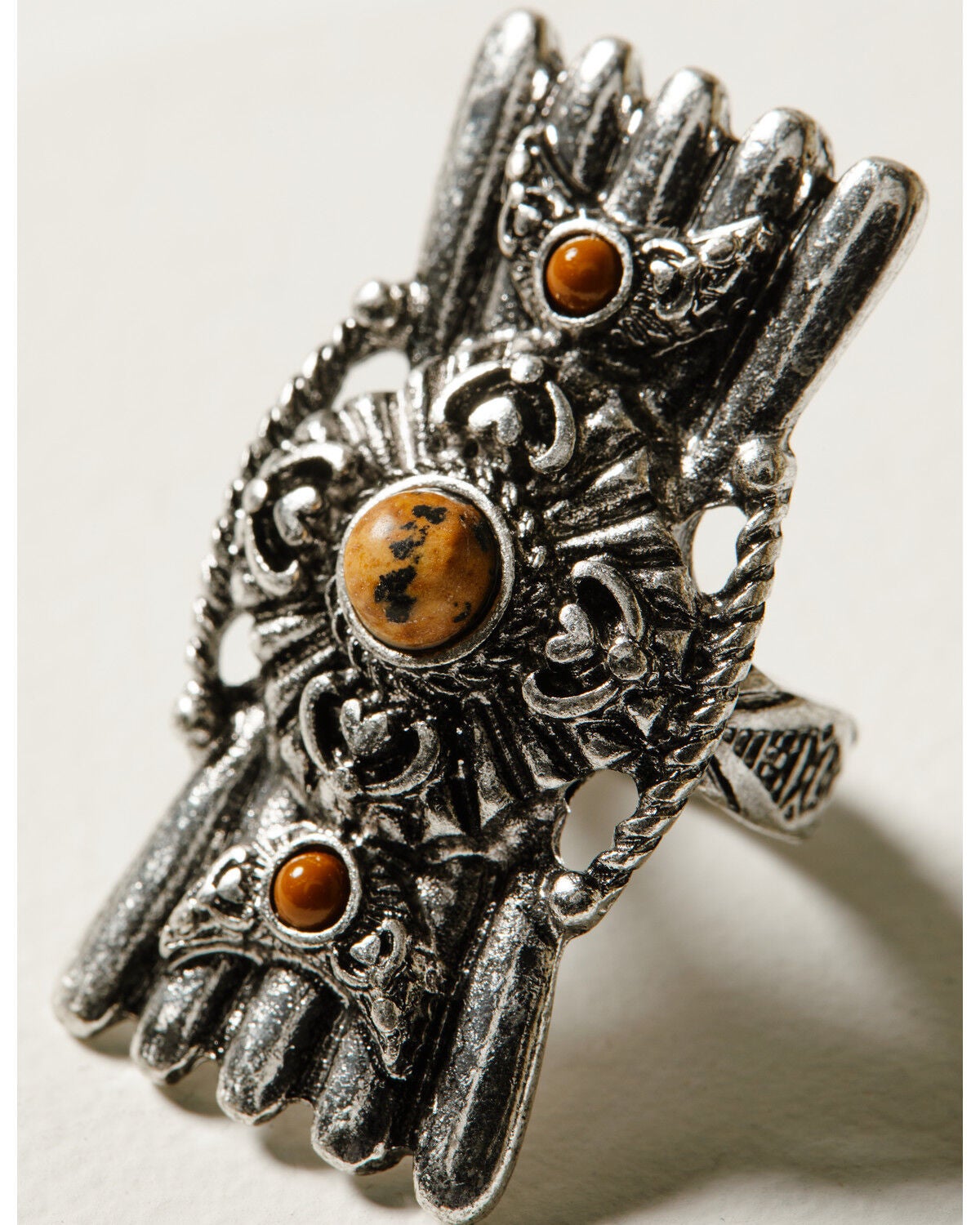 Image #2 - Shyanne Women's Monument Valley Silver Medallion Statement Ring, Silver, hi-res
