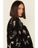 Johnny Was Women's Fauna Over-Sized Bomber Jacket , Black, hi-res