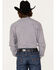 Image #4 - Cinch Men's Modern Fit Small Plaid Snap Western Shirt , Blue, hi-res