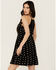 Image #4 - Idyllwind Women's Zelida Embroidered Halter Neck Mini Dress, Black, hi-res