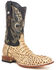 Image #1 - Tanner Mark Men's Faux Gator Print Western Boots - Broad Square Toe, Oryx, hi-res