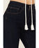 Image #2 - Ariat Women's Ultra Jazmine High Rise Straight Crop Jean, Dark Wash, hi-res