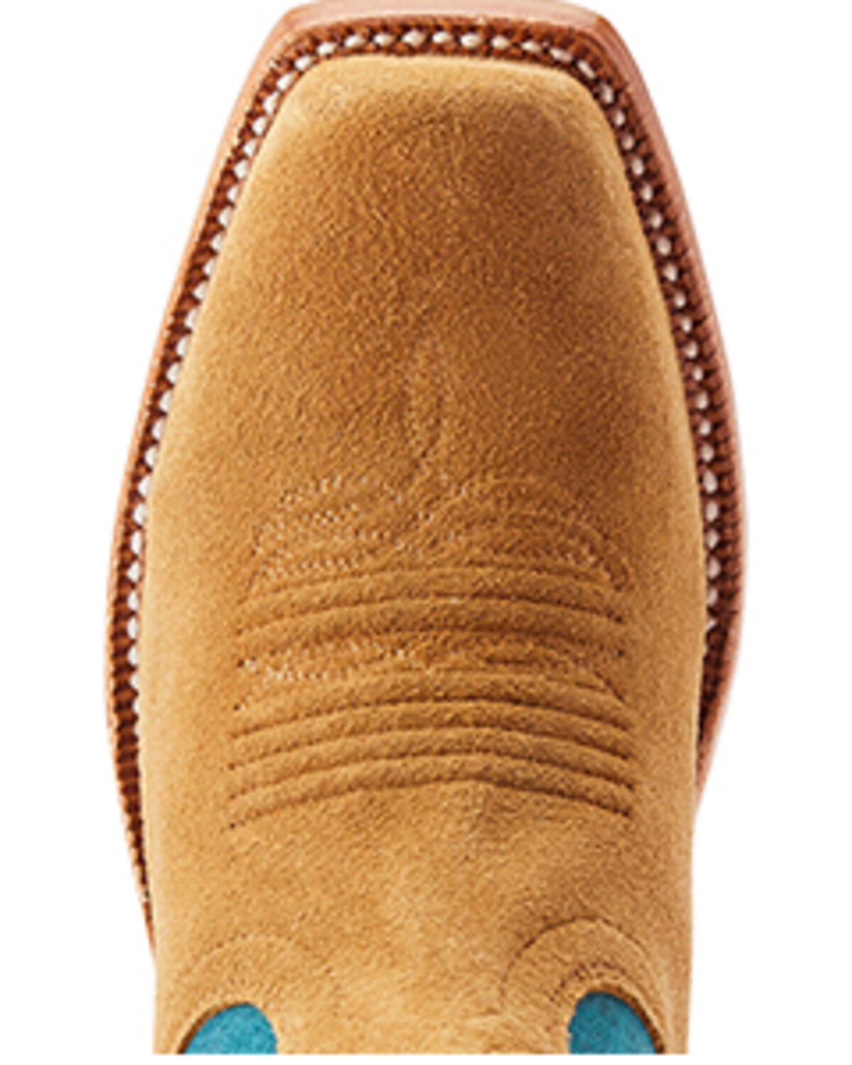Image #4 - Ariat Women's Futurity Boon Western Boots - Square Toe, Tan/turquoise, hi-res