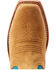 Image #4 - Ariat Women's Futurity Boon Western Boots - Square Toe, Tan/turquoise, hi-res