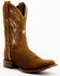 Image #1 - Caborca Silver Women's Maisie Star And Hearts Inlay Western Boots - Broad Square Toe, Tan, hi-res