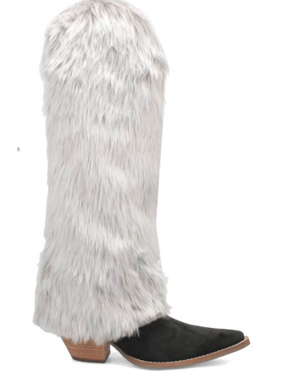 Image #2 - Dingo Women's Snuggles Faux Fur Fashion Boots - Snip Toe, Black, hi-res
