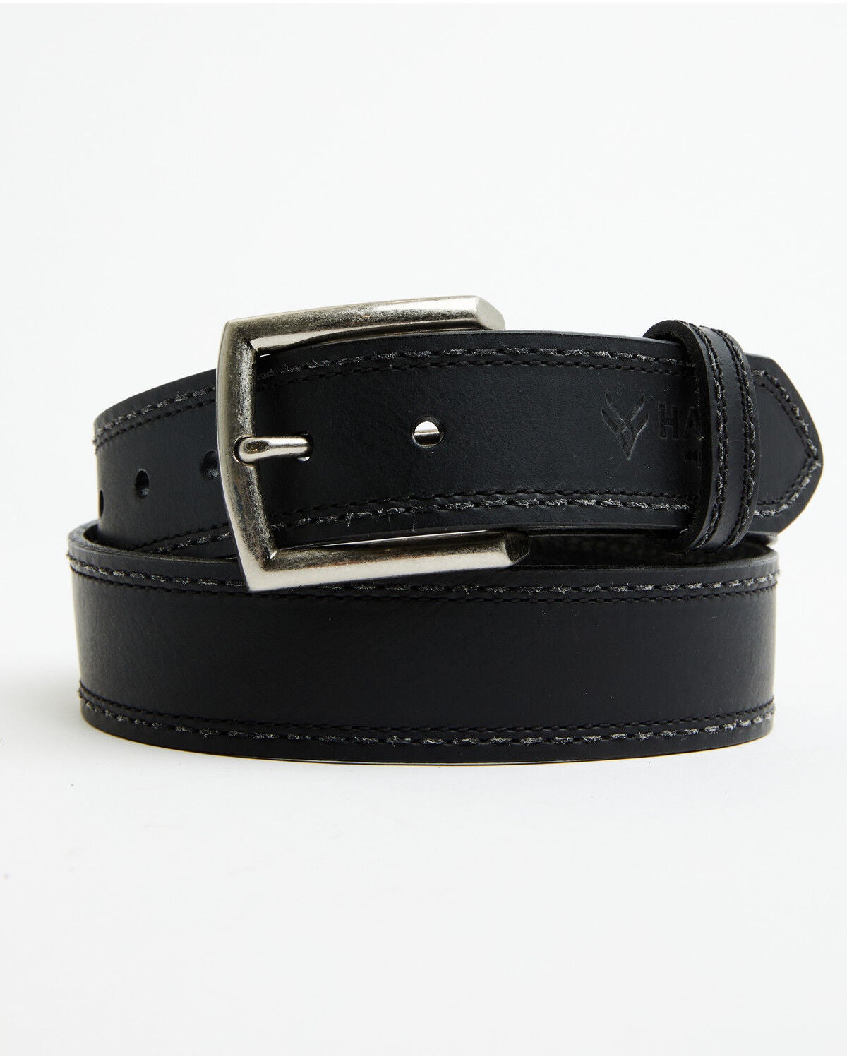 Hawx Men's Triple Stitch Work Belt, Black, hi-res