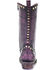 Corral Women's Distressed Zipper & Studs Western Boots - Round Toe, Wine, hi-res