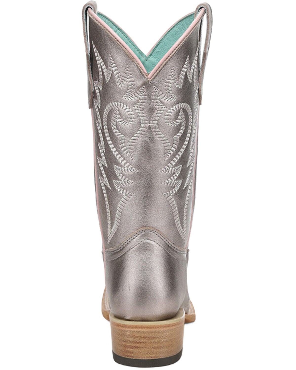 Image #4 - Corral Girls' Metallic Western Boots - Square Toe, Lilac, hi-res