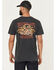 Image #1 - Brixton Men's Hardee Snake Short Sleeve Graphic T-Shirt, Black, hi-res