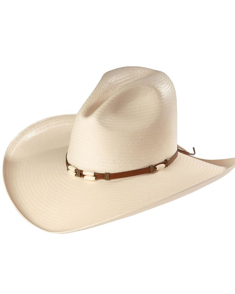 Resistol Men's 6X Cisco Straw Cowboy Hat, Natural, hi-res