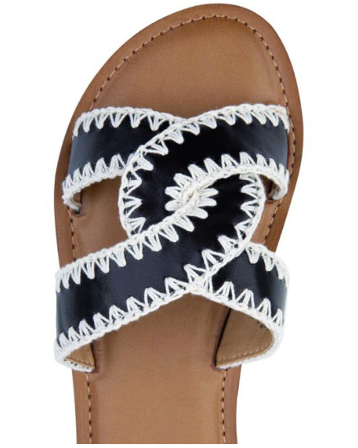 Image #3 - Yellow Box Women's Dandie Sandals, Black, hi-res