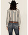 Image #4 - Wrangler Retro Women's Striped Long Sleeve Snap Western Shirt, Blue, hi-res