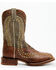 Image #2 - Dan Post Men's Inlay Embroidered Western Performance Boots - Broad Square Toe, Tan, hi-res