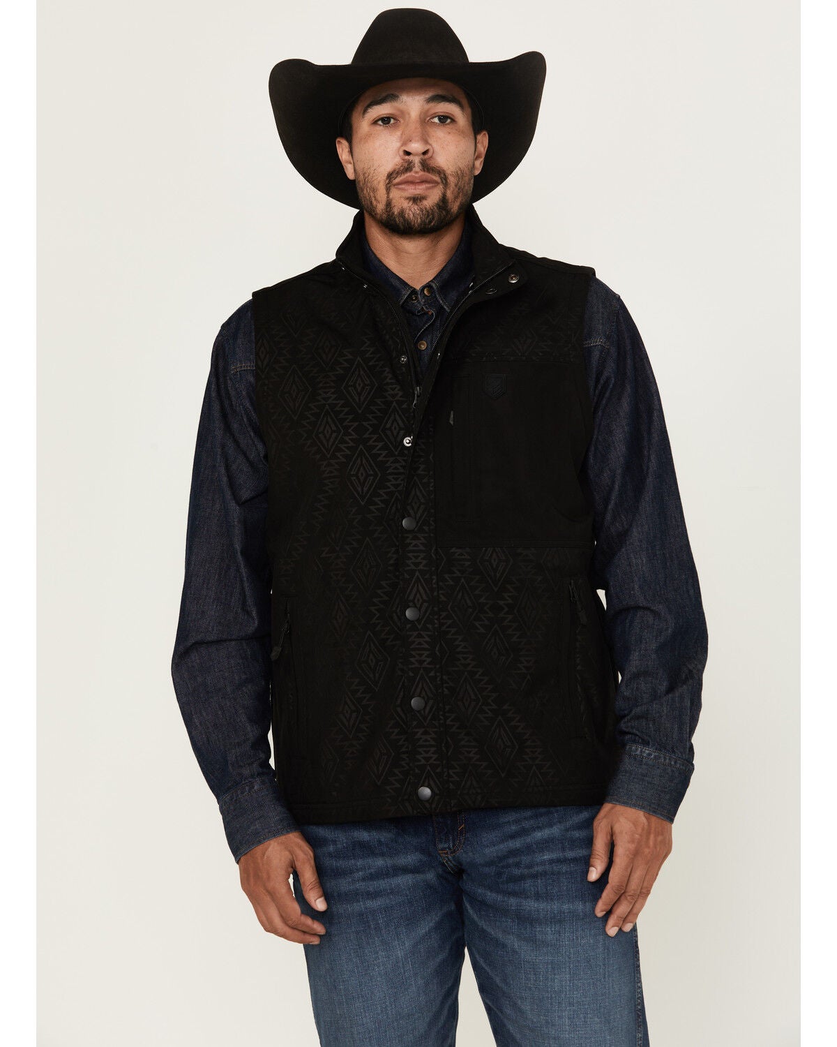 RANK 45® Men's Spear Head Tonal Softshell Vest - Country Outfitter