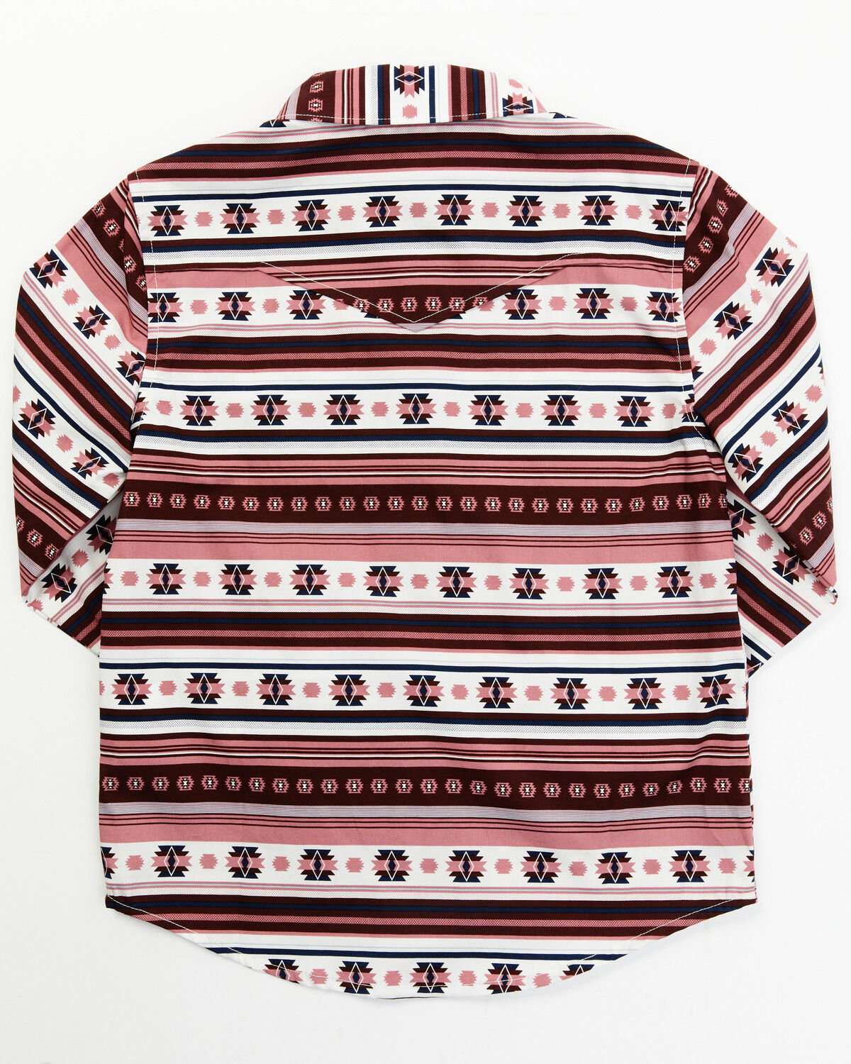 Image #3 - Shyanne Toddler Girls' Southwestern Printed Stripe Long Sleeve Pearl Snap Shirt, , hi-res