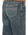 Image #4 - Cinch White Label Relaxed Fit Mid Rise Jeans Dark Stonewash, Indigo, hi-res