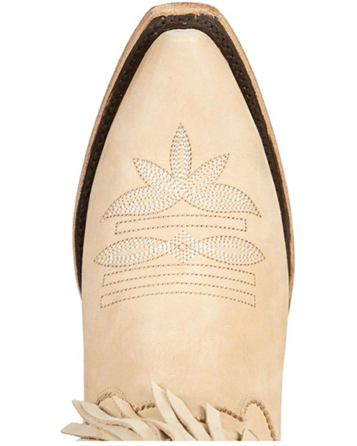 Image #6 - Lane Women's Senita Falls Western Boots - Snip Toe, Ivory, hi-res