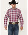 Image #1 - Ariat Men's Fosco Pro Stretch Plaid Button Down Western Shirt , Pink, hi-res