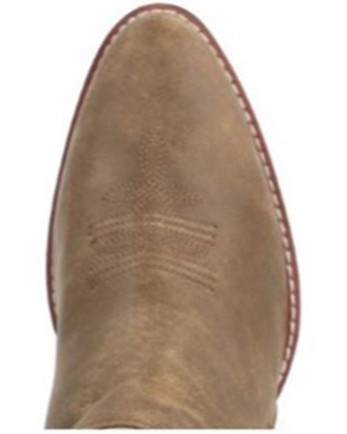 Image #6 - Smoky Mountain Women's Emily Distressed Western Booties - Round Toe, Brown, hi-res