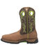 Image #3 - Dan Post Men's Storms Eye Waterproof EH Western Work Boots - Composite Toe, Brown, hi-res