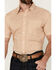 Image #3 - Cody James Men's Gold Coast Geo Print Short Sleeve Button-Down Stretch Western Shirt - Tall, Gold, hi-res