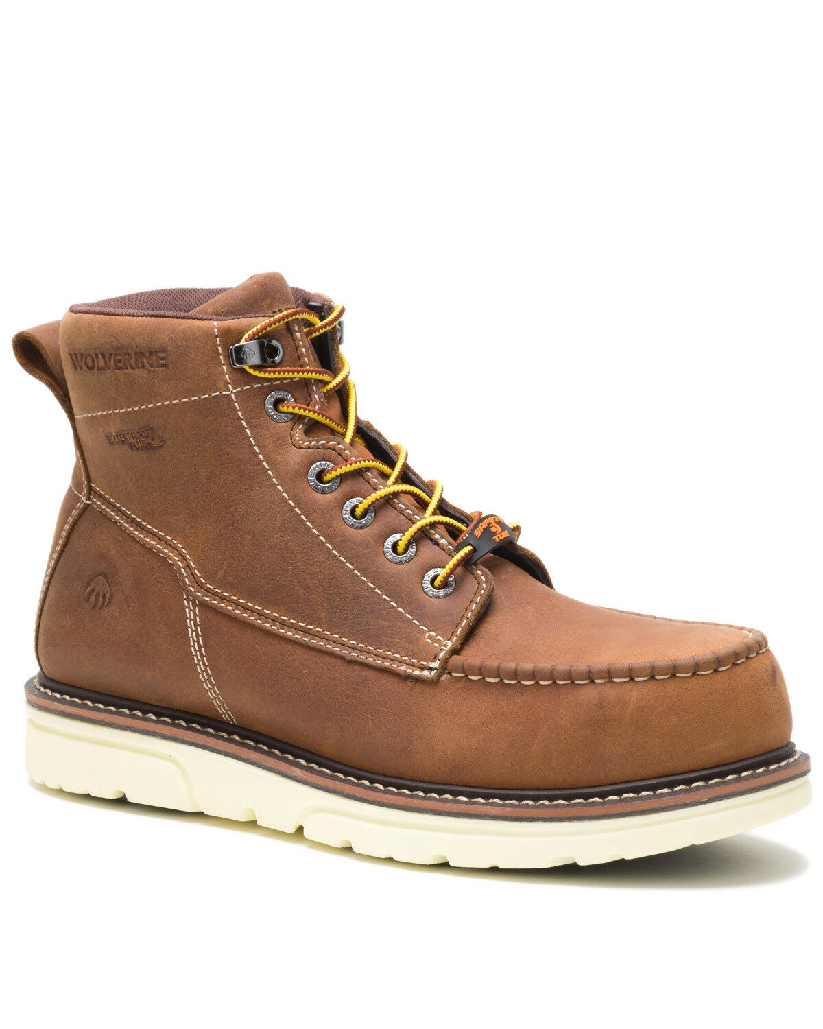 Wolverine Men's I-90 Durashocks Work Boots - Composite Toe, Tan, hi-res