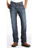 Ariat Men's FR M4 Inherent Basic Low Rise Bootcut Jeans - Big, Dark Blue, hi-res