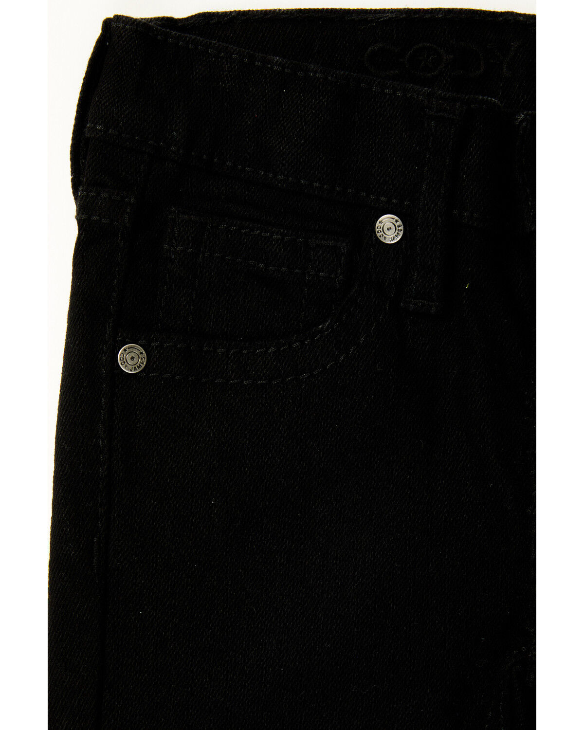 Image #2 - Cody James Toddler Boys' Night Rider Slim Bootcut Comfort Stretch Denim Jeans, Black, hi-res
