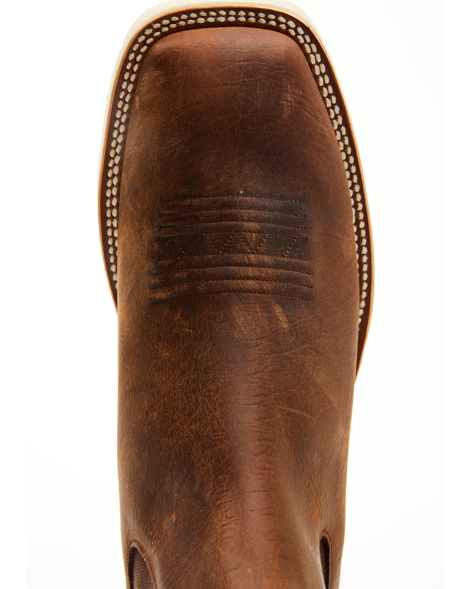 Product Name: Horse Power Men's Patchwork Western Boots - Broad Square Toe